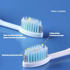 Portable 3 in 1 Toothbrush Traveller Toothbrush for Outdoor and Indoor