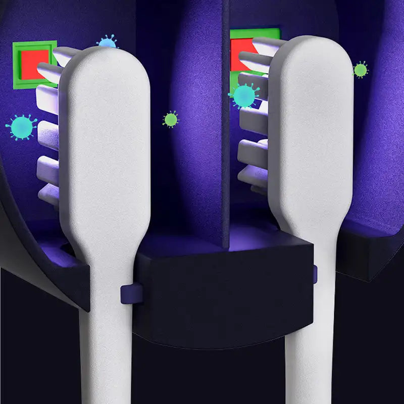 Smart Toothbrush UV Cleaner & Toothbrush Holder, 15 Days Battery Life, Toothbrush Holder for Bathrooms